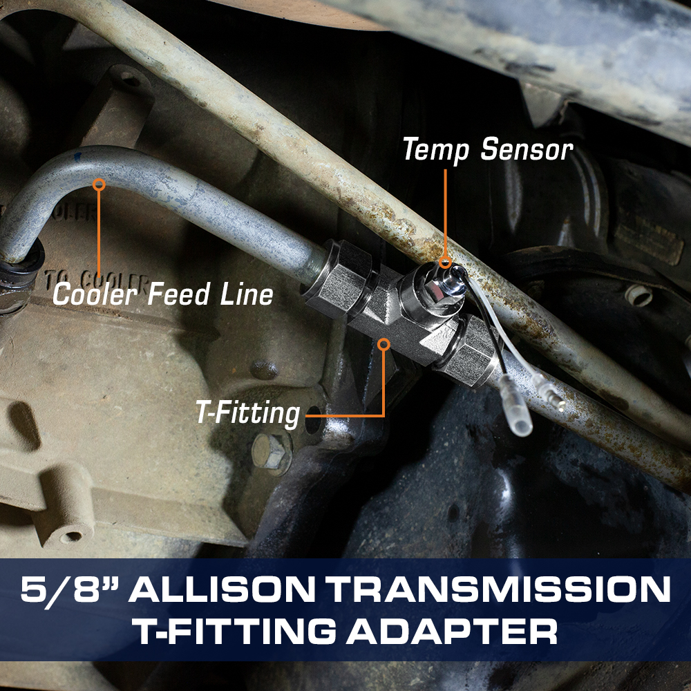 GlowShift GM Duramax Allison 1000 5/8" Transmission Line TFitting
